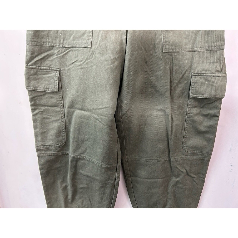 Free Assembly‎ Womens Size 14 Cargo Hiking Pants Active Stretch Olive Green Gorp - Picture 3 of 14